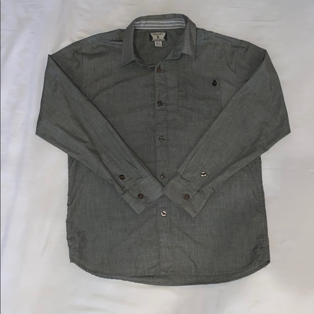 Boys Volcom button up shirt